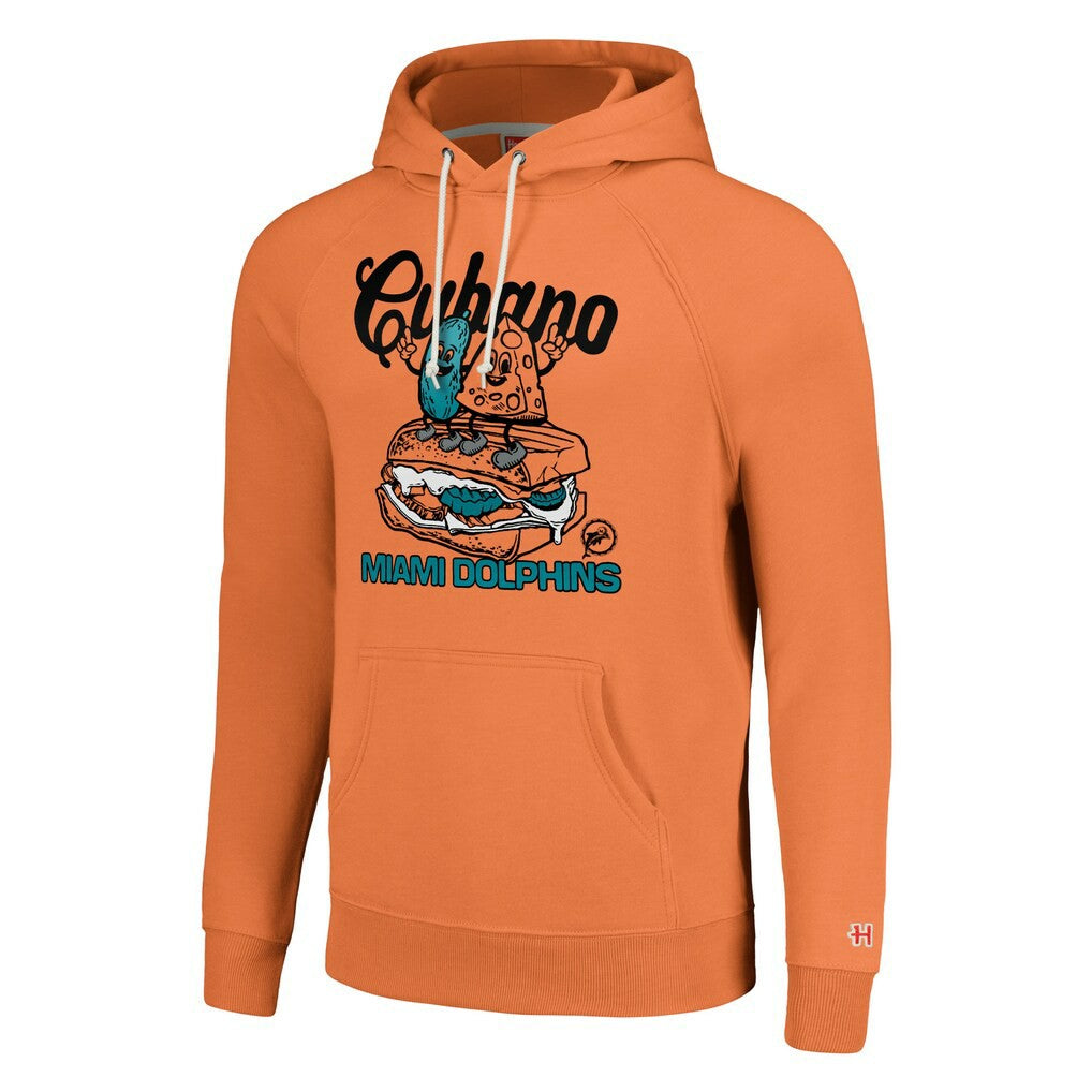 Miami Dolphins Homage Unisex NFL x Guy Fieri’s Flavortown Tri-Blend Pullover Hoodie - Gray on sale