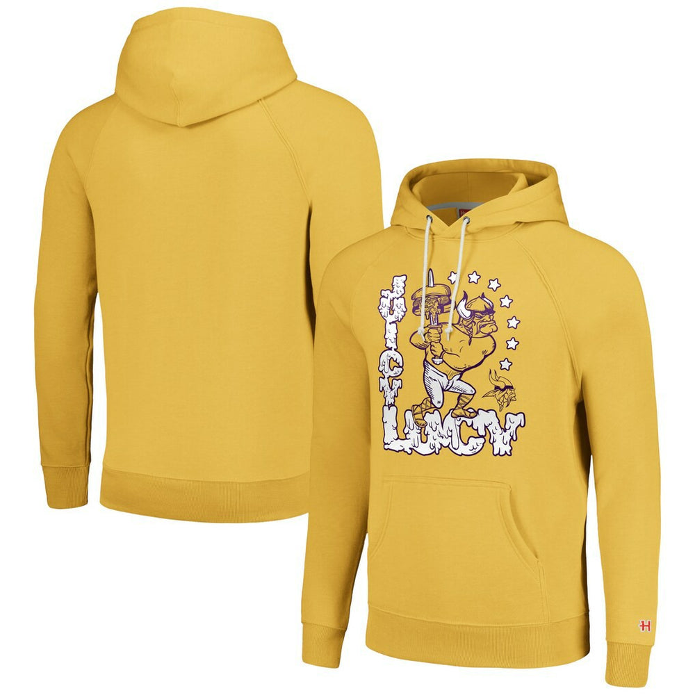 Minnesota Vikings Homage Unisex NFL x Guy Fieri’s Flavortown Tri-Blend Pullover Hoodie - Gold sale