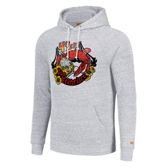 San Francisco 49ers Homage Unisex NFL x Guy Fieri’s Flavortown Tri-Blend Pullover Hoodie - Ash discount