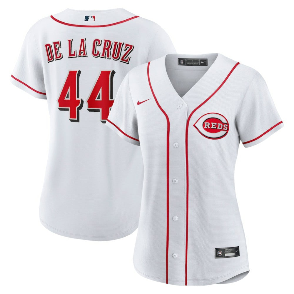 Elly De La Cruz Cincinnati Reds Women's Home Replica Jersey White