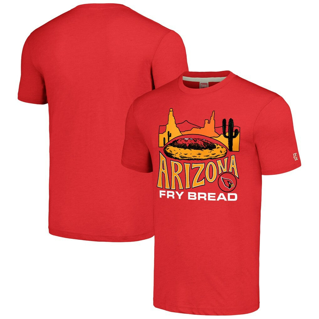 Arizona Cardinals Homage Unisex NFL x Guy Fieri’s Flavortown Tri-Blend T-Shirt - Red for sale
