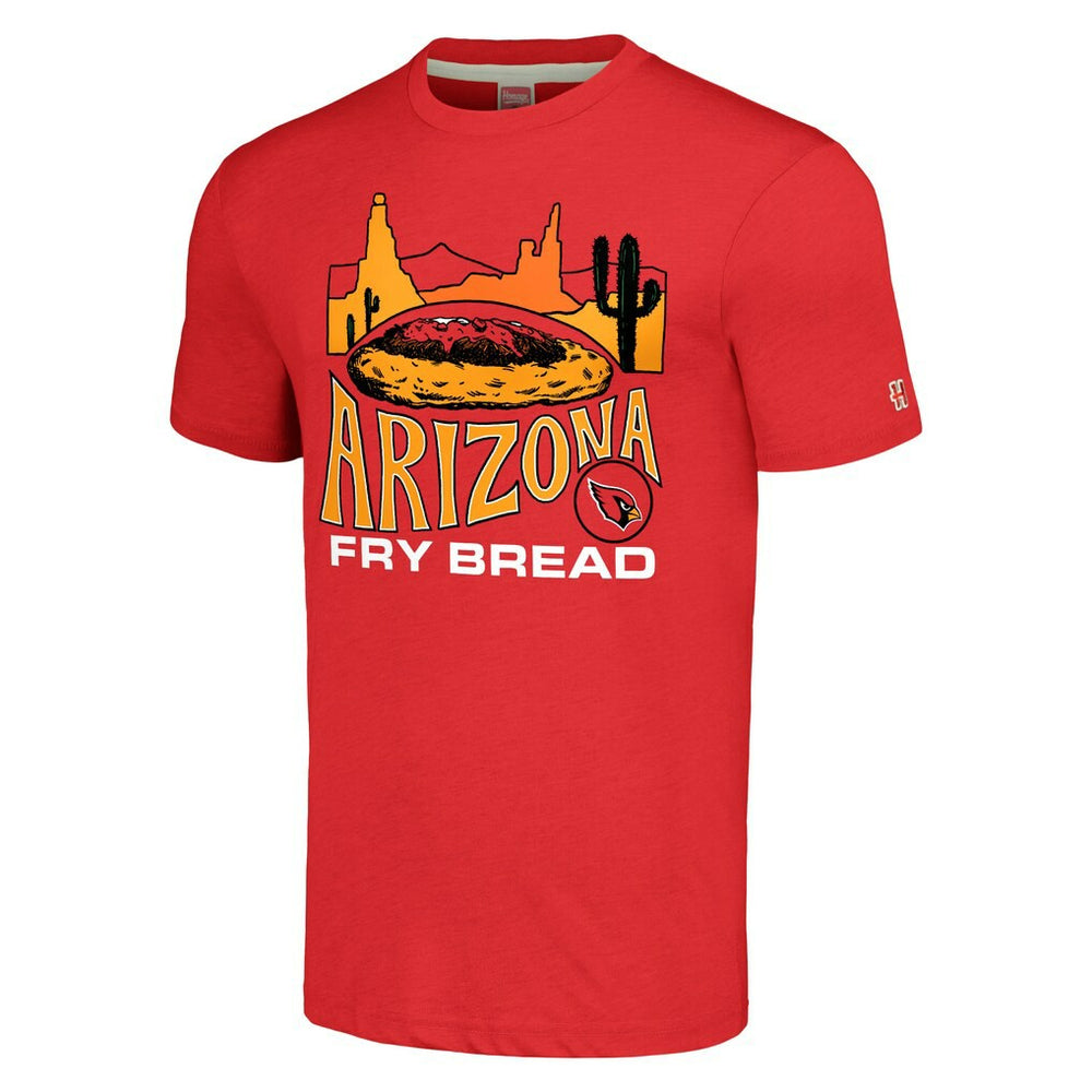 Arizona Cardinals Homage Unisex NFL x Guy Fieri’s Flavortown Tri-Blend T-Shirt - Red for sale