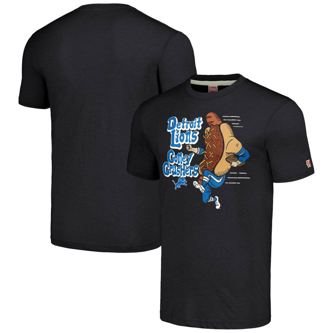 Detroit Lions Homage Unisex NFL x Guy Fieri’s Flavortown Tri-Blend T-Shirt - Charcoal sale