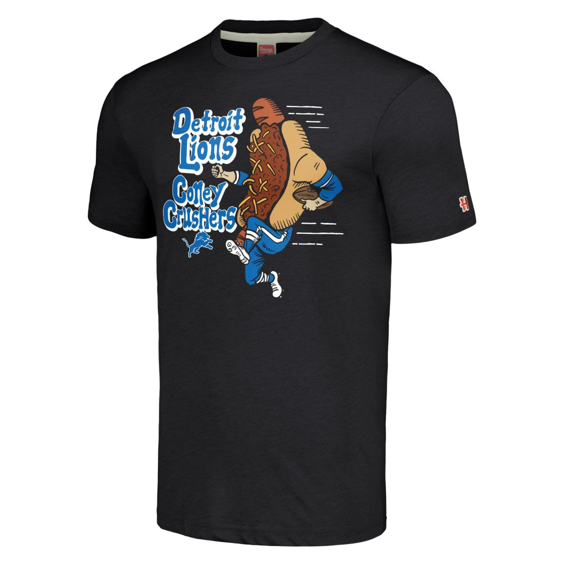 Detroit Lions Homage Unisex NFL x Guy Fieri’s Flavortown Tri-Blend T-Shirt - Charcoal sale