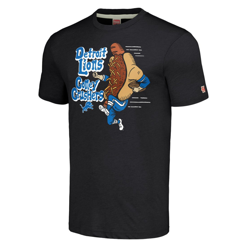 Detroit Lions Homage Unisex NFL x Guy Fieri’s Flavortown Tri-Blend T-Shirt - Charcoal sale