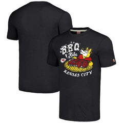 Kansas City Chiefs Homage Unisex NFL x Guy Fieri’s Flavortown Tri-Blend T-Shirt - Charcoal for sale