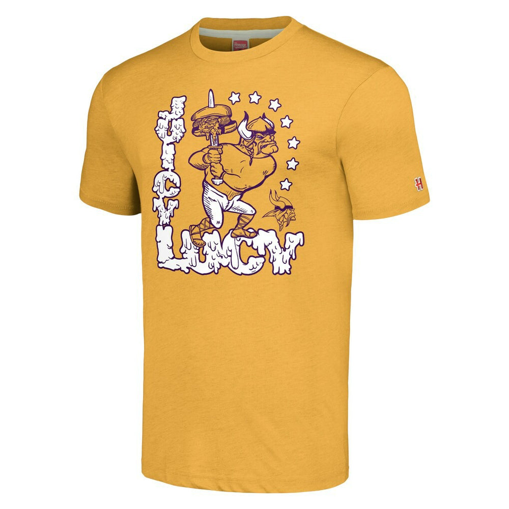 Minnesota Vikings Homage Unisex NFL x Guy Fieri’s Flavortown Tri-Blend T-Shirt - Gold online