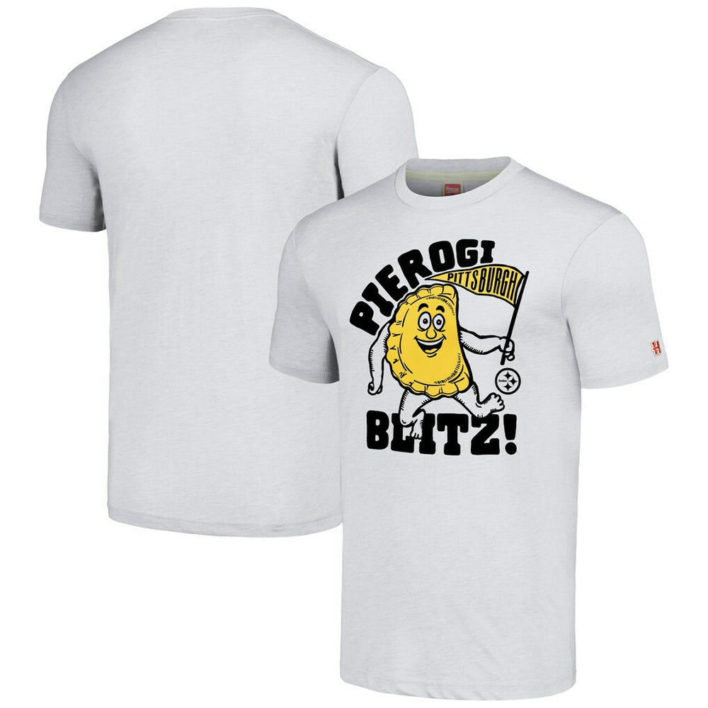Pittsburgh Steelers Homage Unisex NFL x Guy Fieri’s Flavortown Tri-Blend T-Shirt - Ash on sale