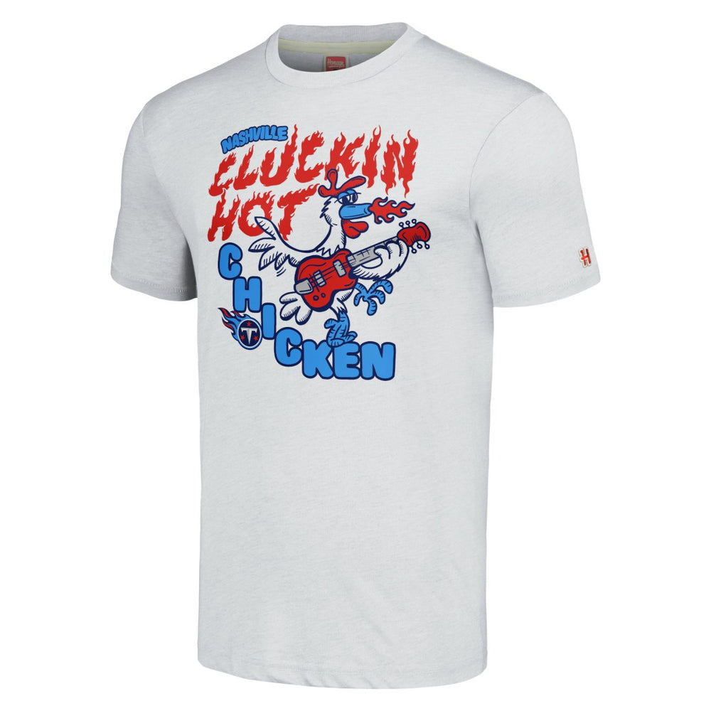 Tennessee Titans Homage Unisex NFL x Guy Fieri’s Flavortown Tri-Blend T-Shirt - Ash on sale
