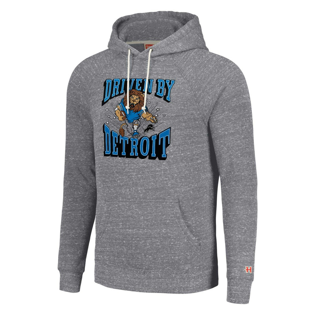 Detroit Lions Homage Unisex Hyperlocal Raglan Pullover Hoodie - Gray sale