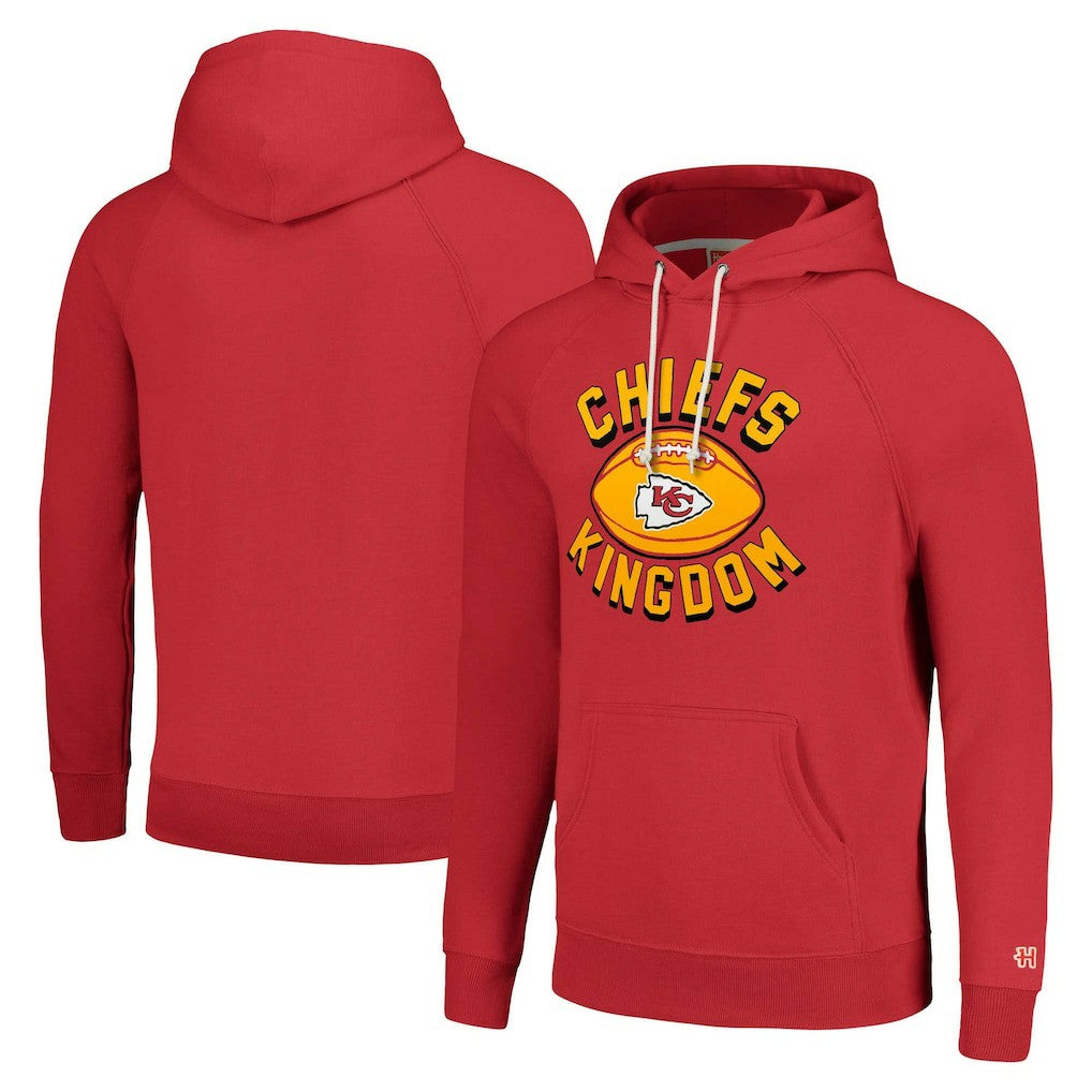 Kansas City Chiefs Homage Unisex Hyperlocal Raglan Pullover Hoodie - Red outlet