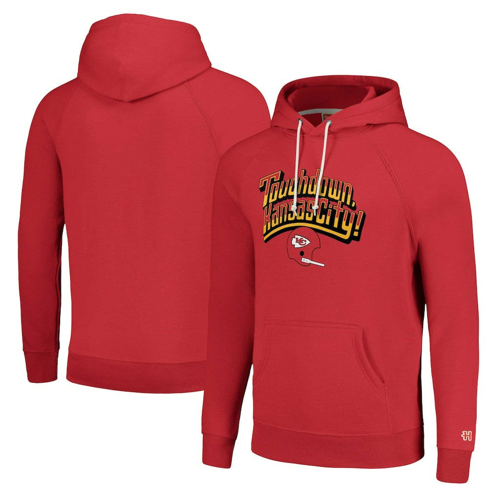 Kansas City Chiefs Homage Unisex Hyperlocal Raglan Pullover Hoodie - Red for sale