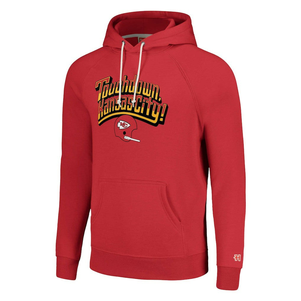 Kansas City Chiefs Homage Unisex Hyperlocal Raglan Pullover Hoodie - Red for sale