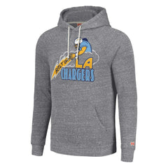 Los Angeles Chargers Homage Unisex Hyperlocal Raglan Pullover Hoodie - Gray online