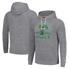 Philadelphia Eagles Homage Unisex Hyperlocal Raglan Pullover Hoodie - Gray discount