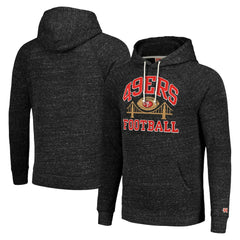 San Francisco 49ers Homage Unisex Hyperlocal Raglan Pullover Hoodie - Charcoal online