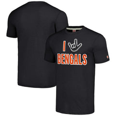Cincinnati Bengals Homage Unisex The NFL ASL Collection by Love Sign Tri-Blend T-Shirt - Charcoal discount