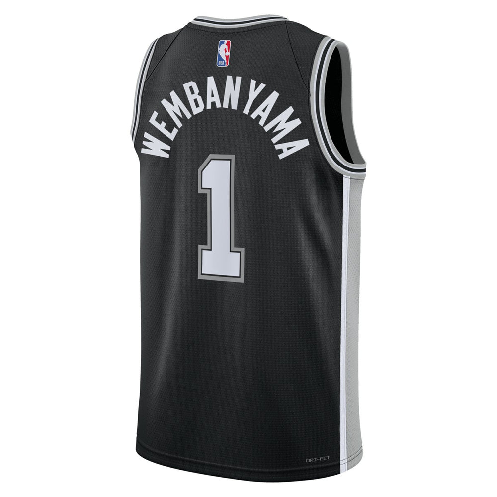 Victor Wembanyama San Antonio Spurs Unisex 2023 NBA Draft First Round Pick Swingman Jersey - Icon Edition - Black online