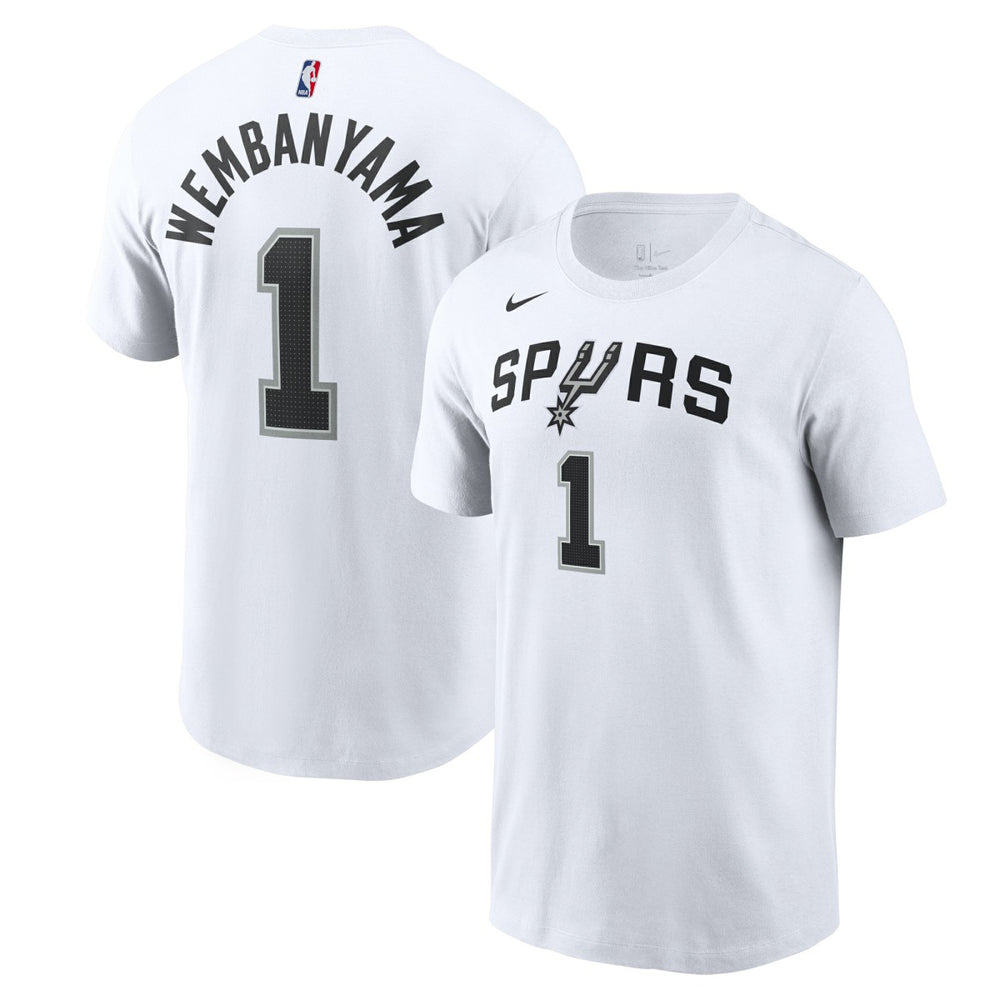 Victor Wembanyama San Antonio Spurs Icon 2022/23 Name & Number T-Shirt - White sale