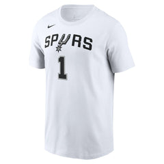 Victor Wembanyama San Antonio Spurs Icon 2022/23 Name & Number T-Shirt - White sale