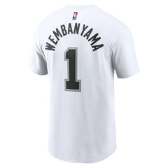 Victor Wembanyama San Antonio Spurs Icon 2022/23 Name & Number T-Shirt - White sale