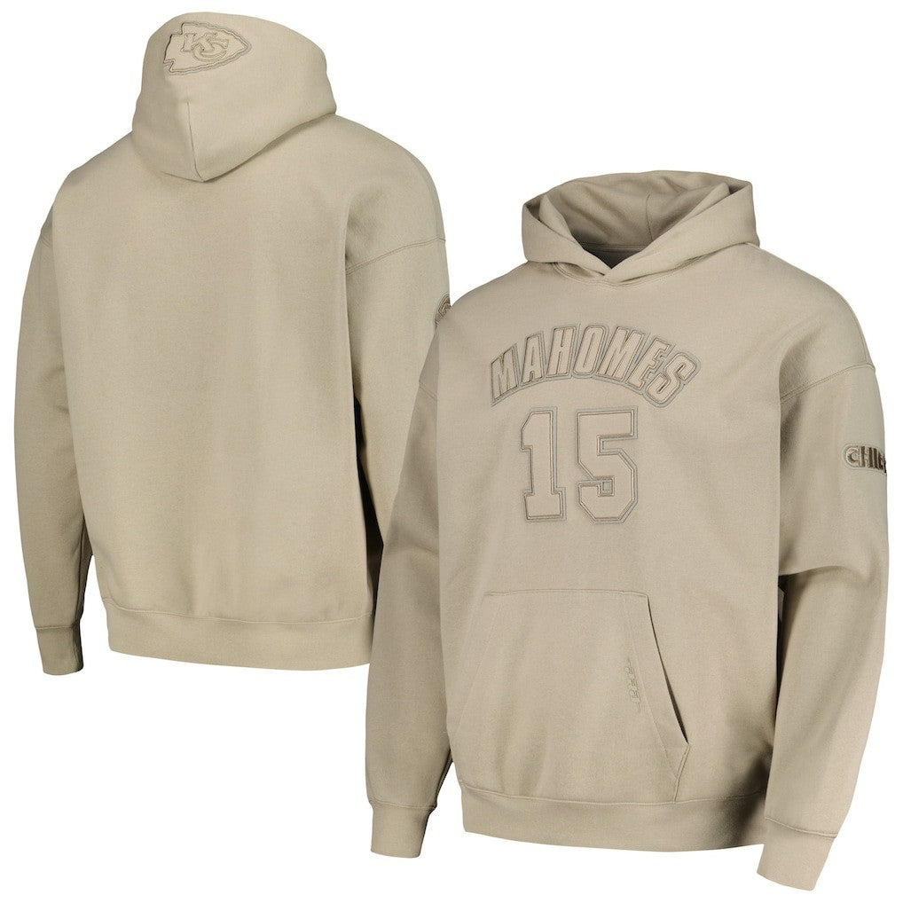 Kansas City Chiefs Pro Standard Player Name & Number Pullover Hoodie - Tan online