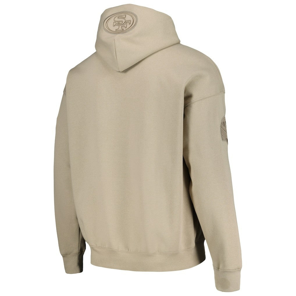 Christian McCaffrey San Francisco 49ers Pro Standard Player Name & Number Pullover Hoodie - Tan cheap
