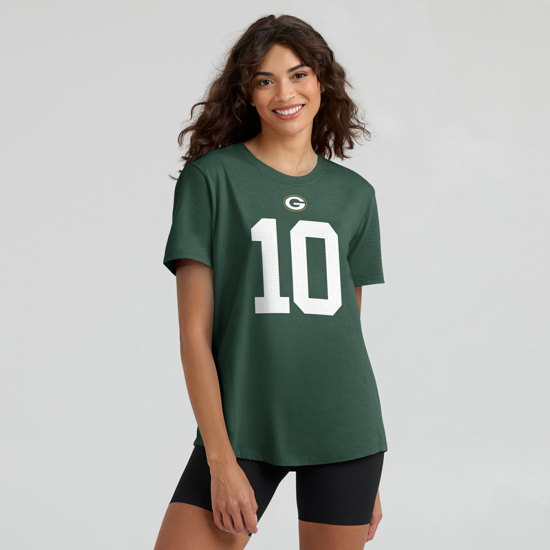 Jordan Love Green Bay Packers Women's Player Name & Number T-Shirt - Green on sale