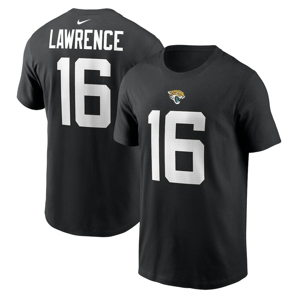 Trevor Lawrence Jacksonville Jaguars Player Name & Number T-Shirt - Black for sale