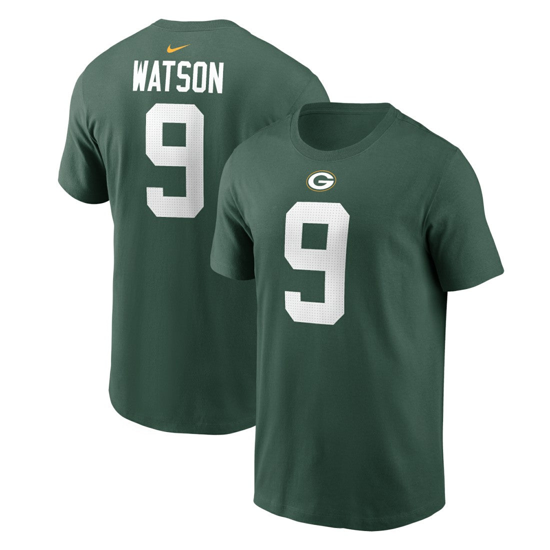 Christian Watson Green Bay Packers Player Name & Number T-Shirt - Green discount