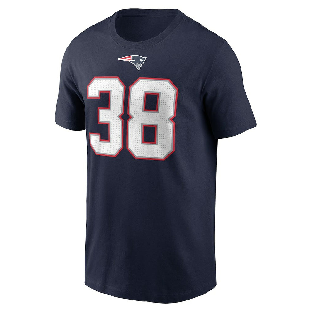 Rhamondre Stevenson New England Patriots Player Name & Number T-Shirt - Navy outlet