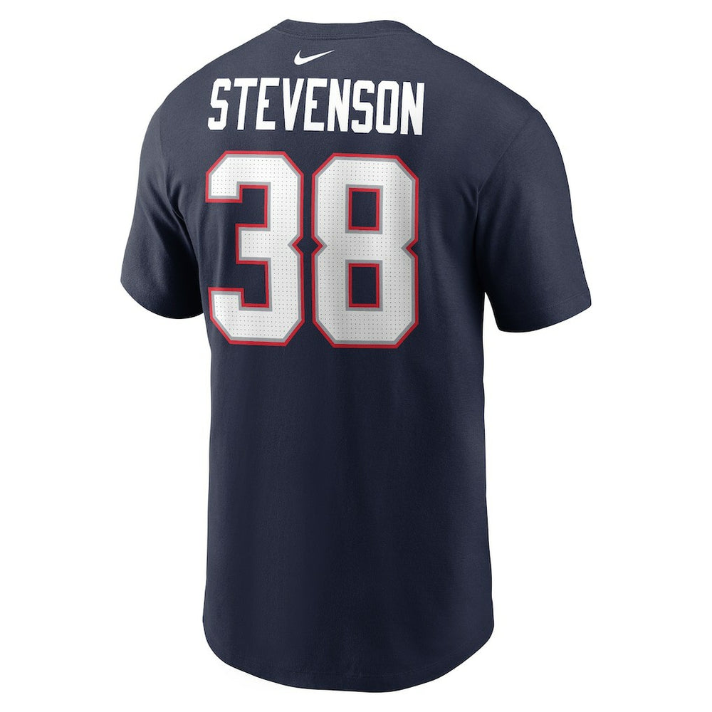 Rhamondre Stevenson New England Patriots Player Name & Number T-Shirt - Navy outlet