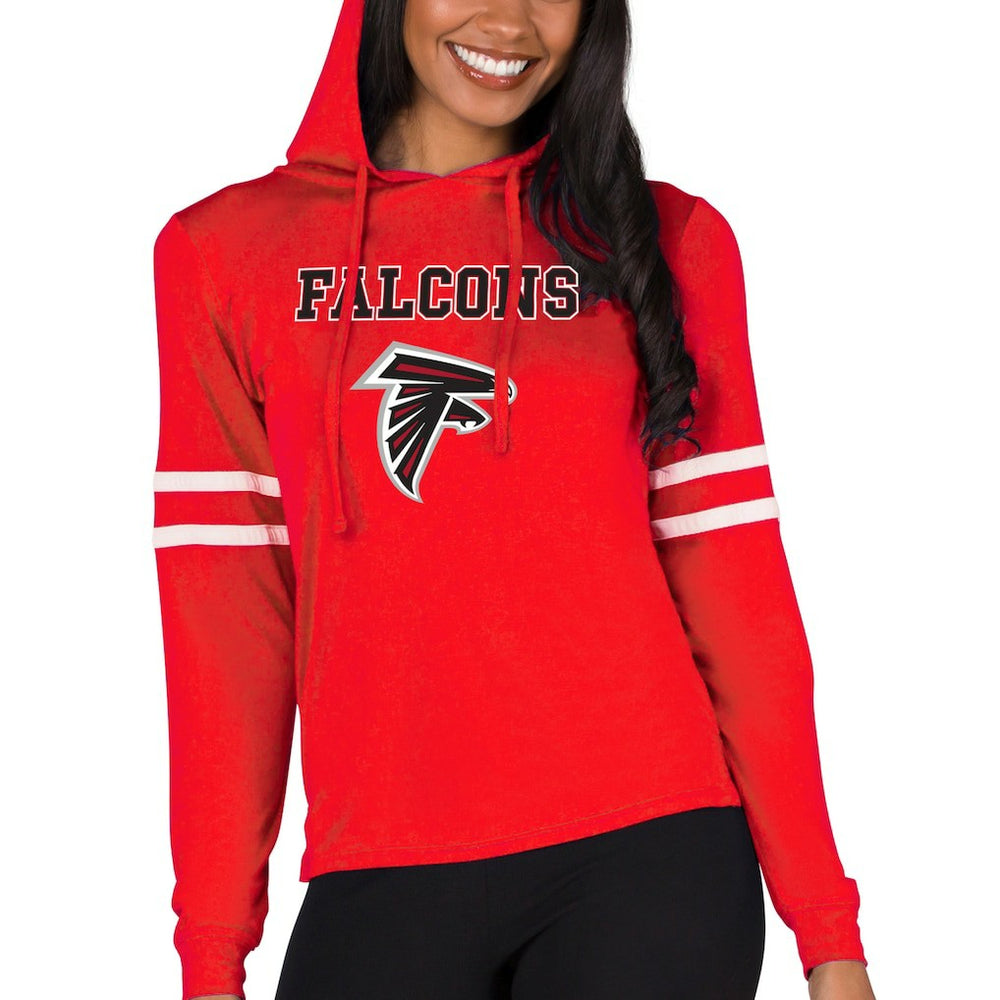 Atlanta Falcons Concepts Sport Women's Marathon Lightweight Lounge Pullover Hoodie - Red for sale