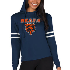 Chicago Bears Concepts Sport Women's Marathon Lightweight Lounge Pullover Hoodie - Navy outlet