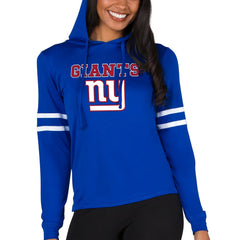 New York Giants Concepts Sport Women's Marathon Lightweight Lounge Pullover Hoodie - Royal cheap