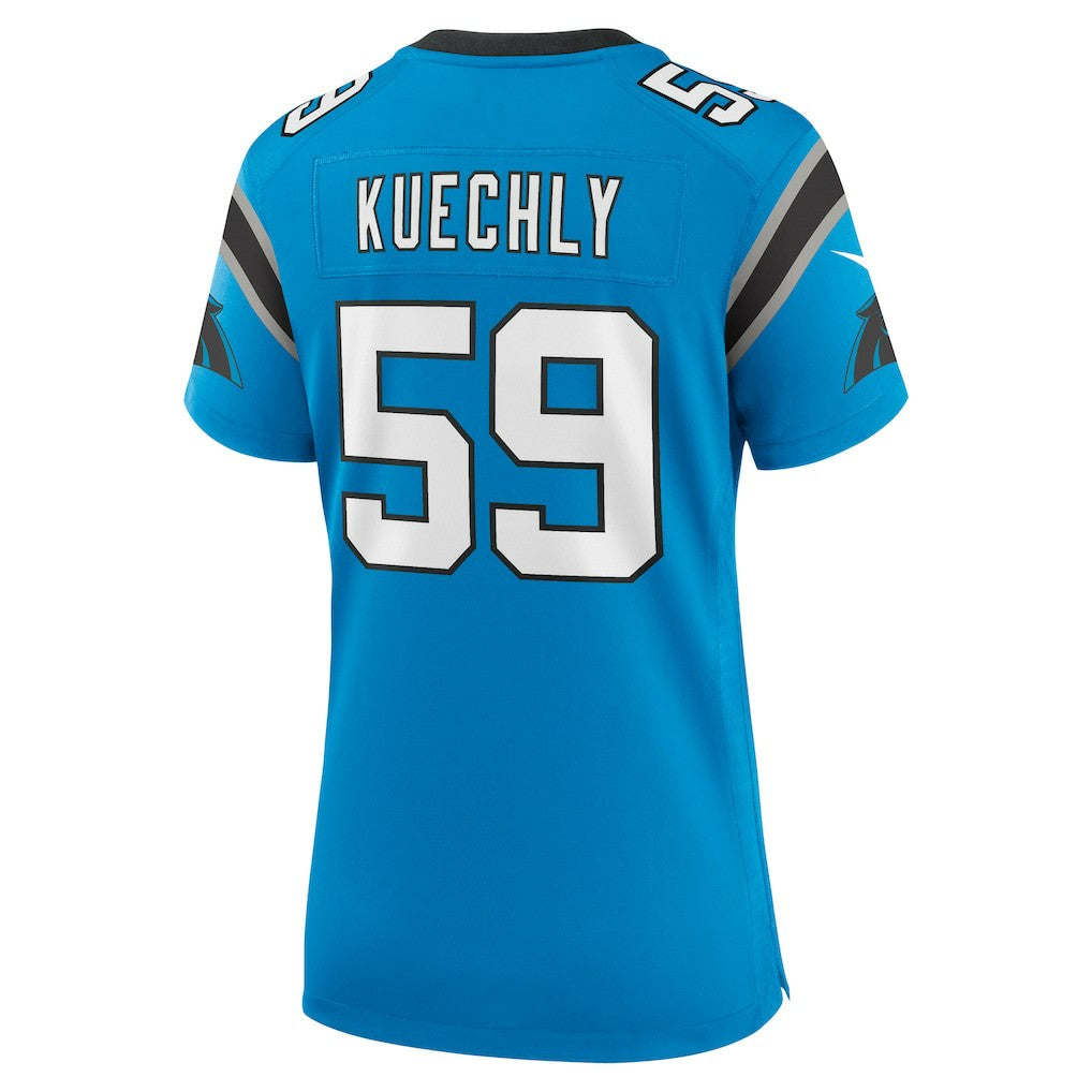 Luke Kuechly Carolina Panthers Women's Retired Player Game Jersey - Blue on sale