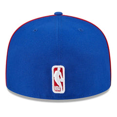 Philadelphia 76ers Piped & Flocked 59Fifty Fitted Hat - Royal for sale