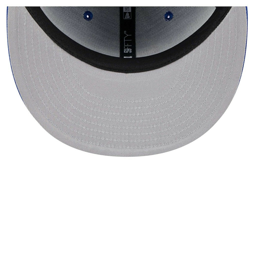 Philadelphia 76ers Piped & Flocked 59Fifty Fitted Hat - Royal for sale