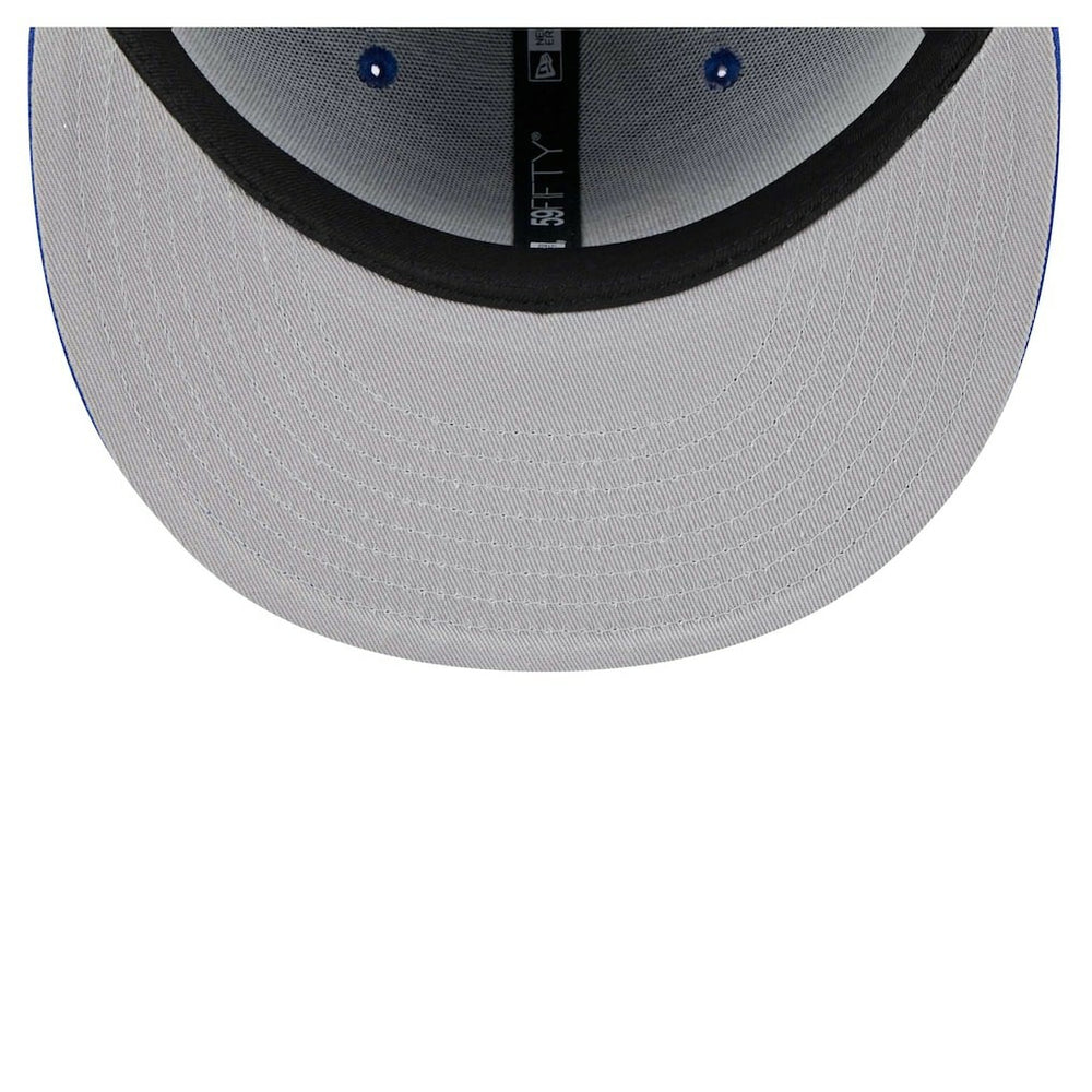 Philadelphia 76ers Piped & Flocked 59Fifty Fitted Hat - Royal for sale