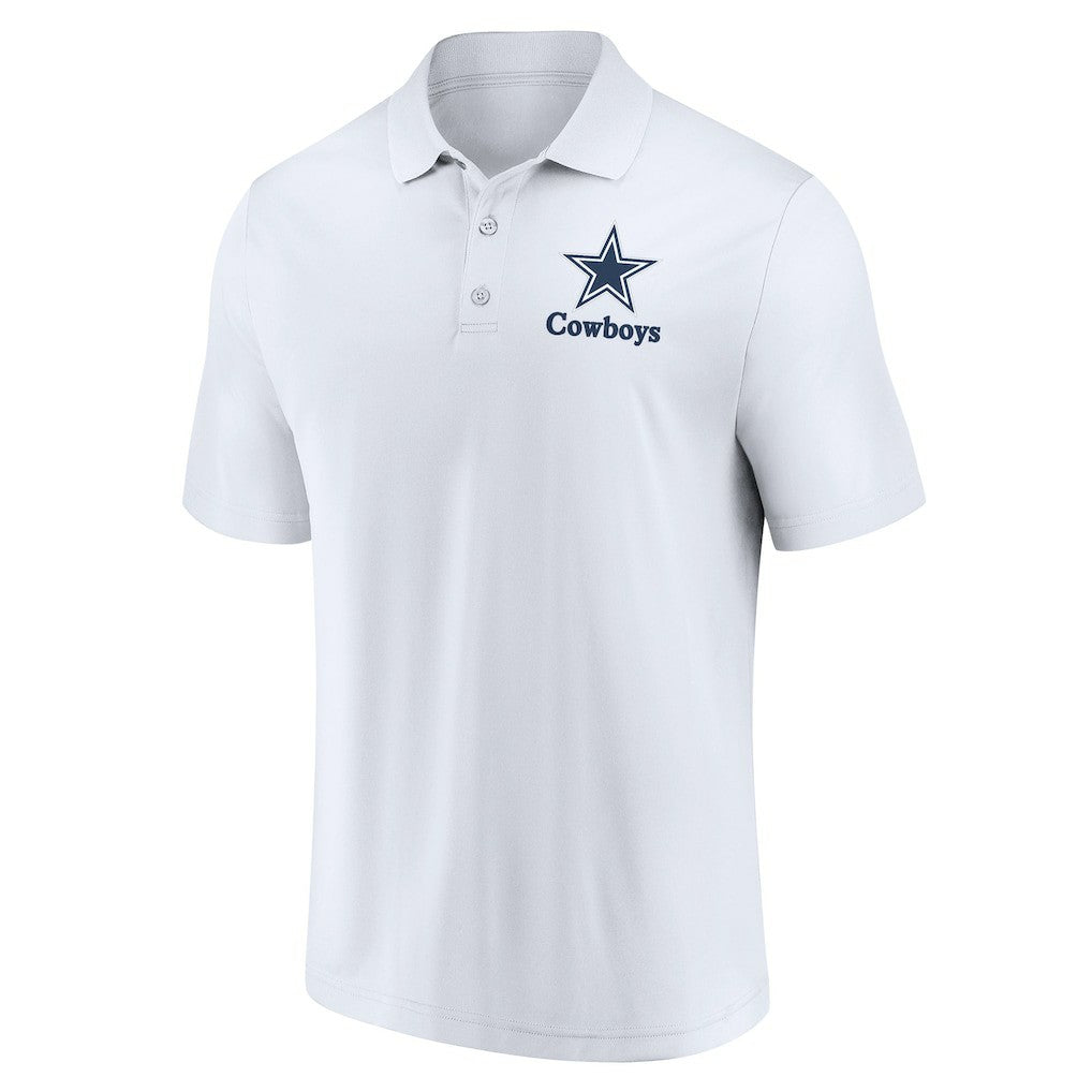 Dallas Cowboys Throwback Polo Combo Set - White on sale