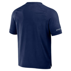 Dallas Cowboys NFL x Darius Rucker Collection Washed Raglan Henley T-Shirt - Navy for sale