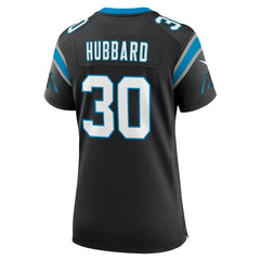 Chuba Hubbard Carolina Panthers Women's Team Game Jersey - Black outlet