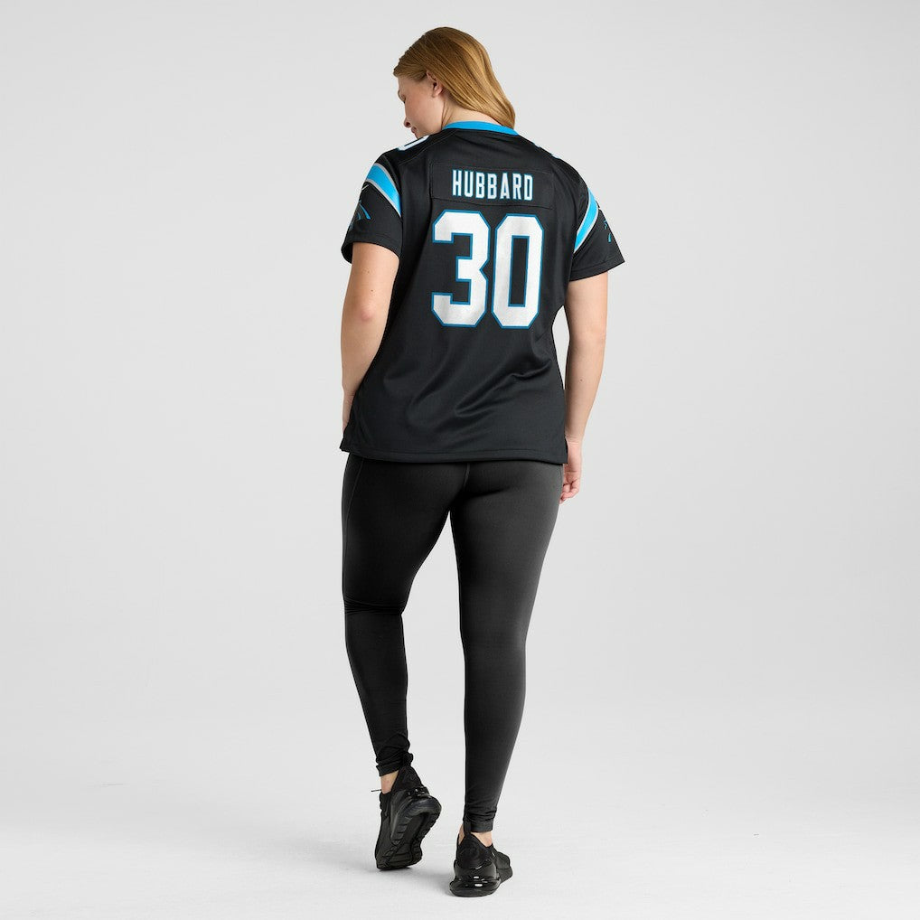 Chuba Hubbard Carolina Panthers Women's Team Game Jersey - Black outlet