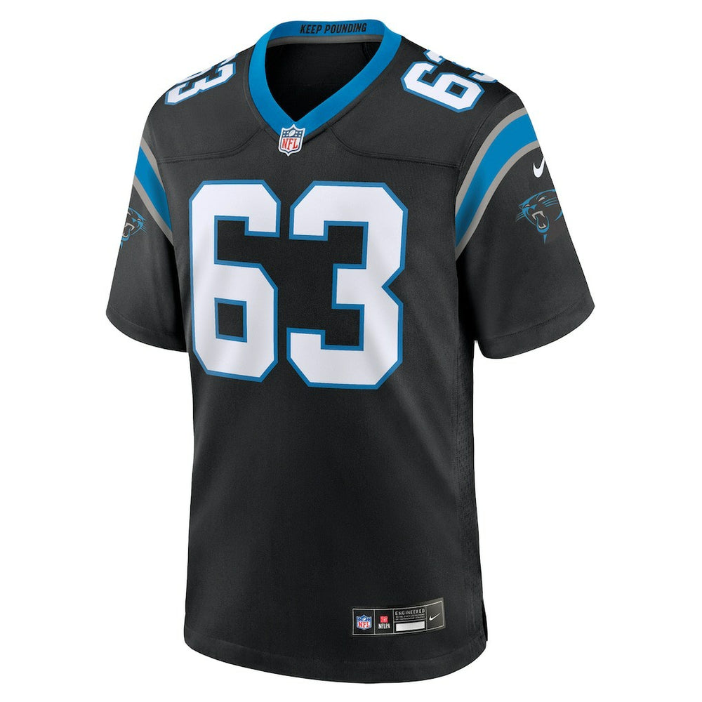 Austin Corbett Carolina Panthers Team Game Jersey - Black discount