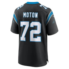Taylor Moton Carolina Panthers Team Game Jersey - Black on sale