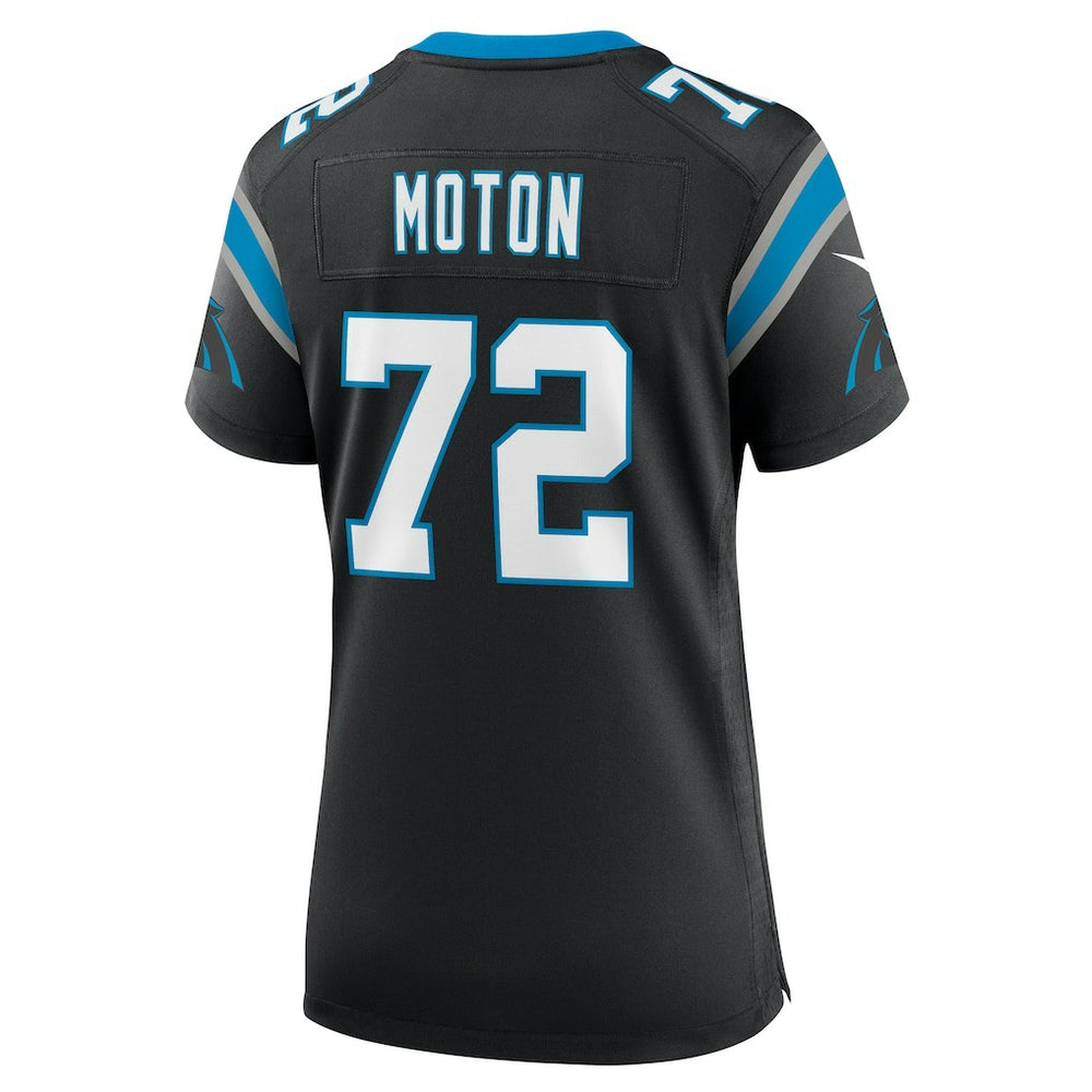 Taylor Moton Carolina Panthers Women's Team Game Jersey - Black cheap