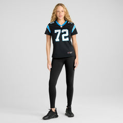 Taylor Moton Carolina Panthers Women's Team Game Jersey - Black cheap