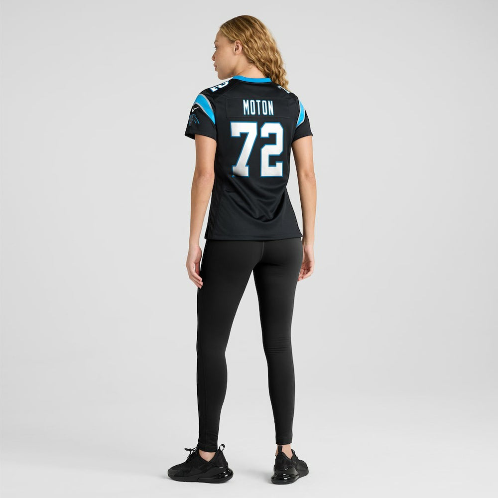 Taylor Moton Carolina Panthers Women's Team Game Jersey - Black cheap