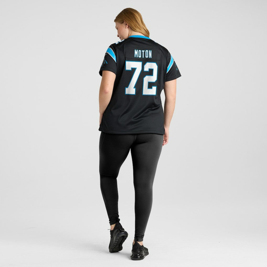 Taylor Moton Carolina Panthers Women's Team Game Jersey - Black cheap