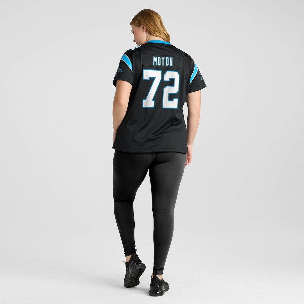 Taylor Moton Carolina Panthers Women's Team Game Jersey - Black cheap